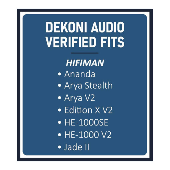 Dekoni Audio Earpads for HiFiMAN Arya