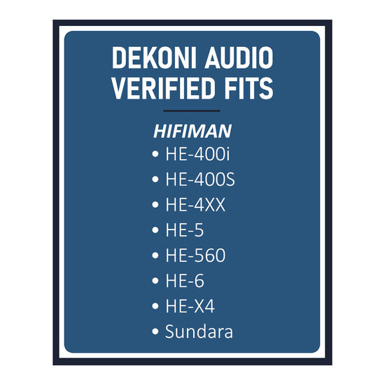 Dekoni Audio Earpads for HiFiMAN HE Series