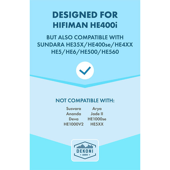 Dekoni Audio Earpads for HiFiMAN HE Series