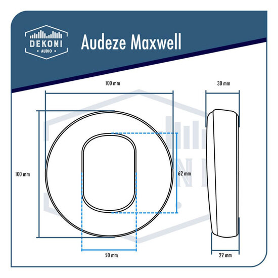 Dekoni Audio Replacement Earpads for Audeze Maxwell