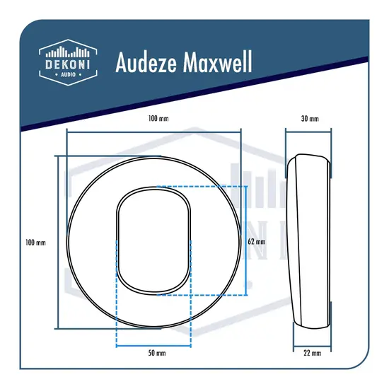 Dekoni Audio Earpads for Audeze Maxwell (Midnight Series)