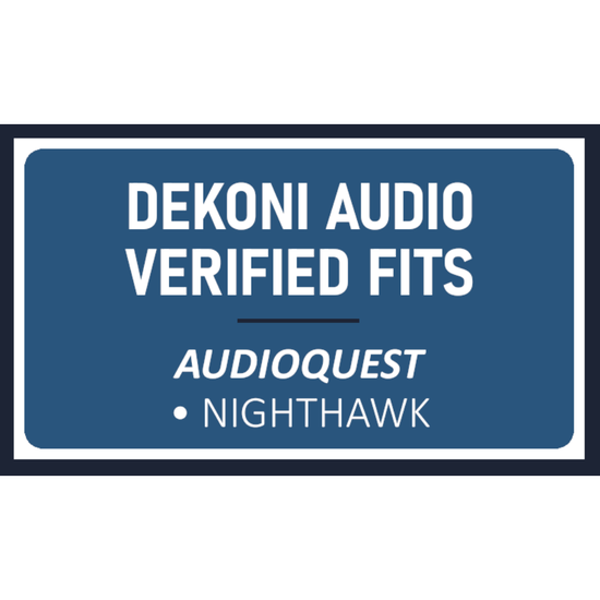 Dekoni Audio Earpads for AudioQuest Nighthawk