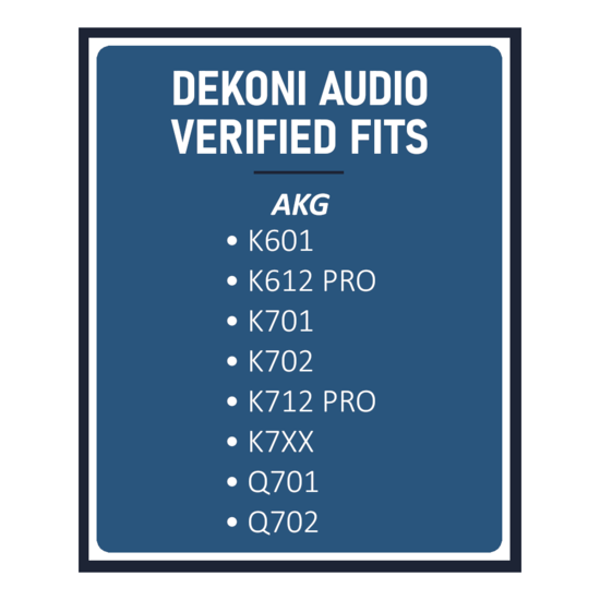 Dekoni Audio Earpads for AKG K601, K701