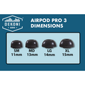 Dekoni Audio Bulletz for Apple AirPods Pro 3