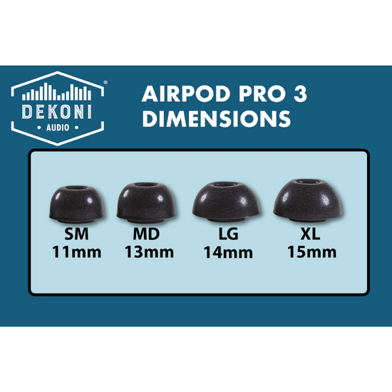 Dekoni Audio Bulletz for Apple AirPods Pro 3