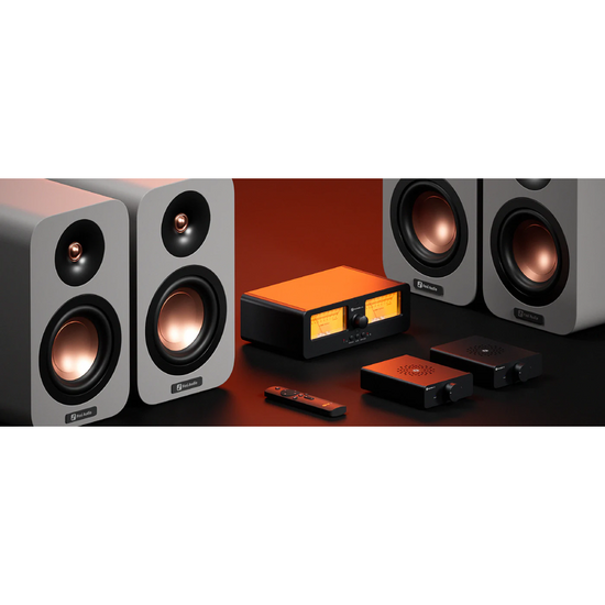 Fosi Audio LC30 VU Meter Amplifier Speaker Selector