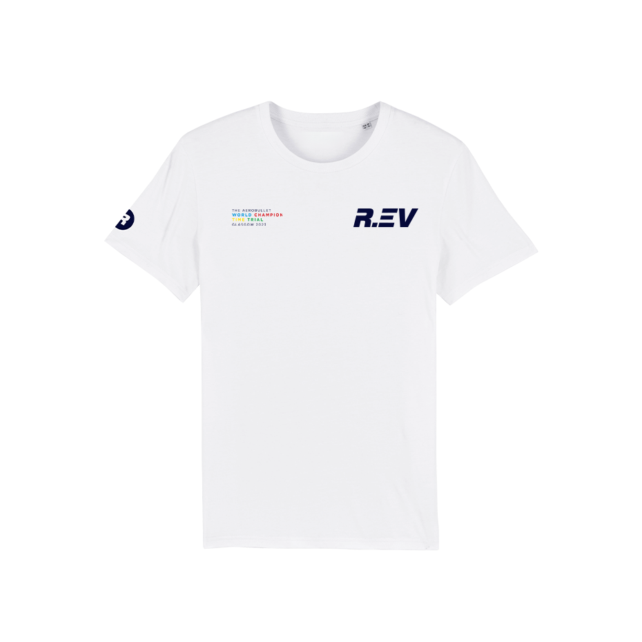 R.EV WORLD CHAMP TT LOGO T-SHIRT WHITE