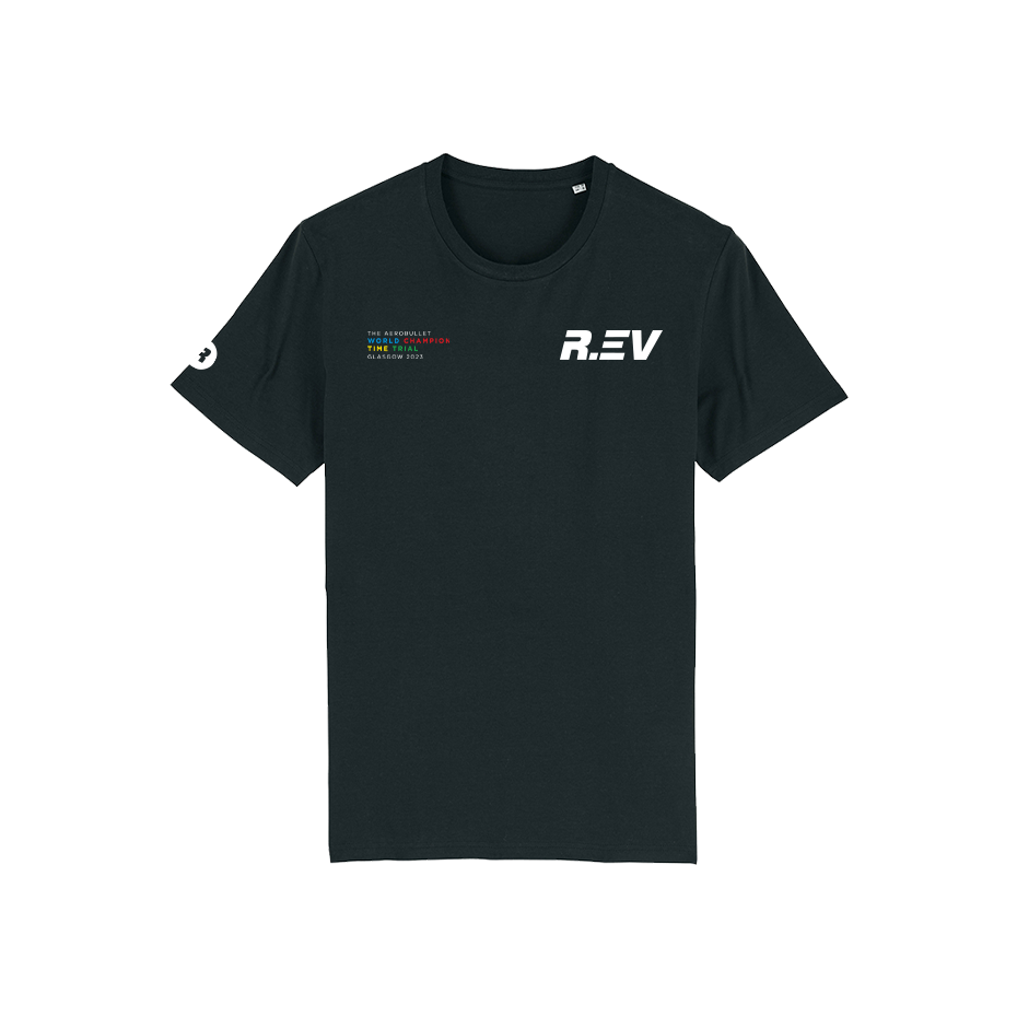 R.EV WORLD CHAMP TT LOGO T-SHIRT BLACK