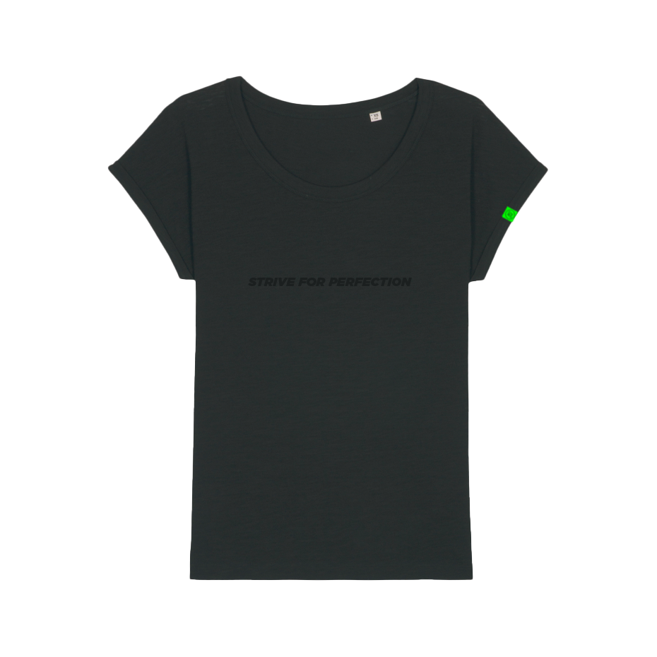 R.EV STRIVE FOR PERFECTION T-SHIRT BLACK (ROUNDER)