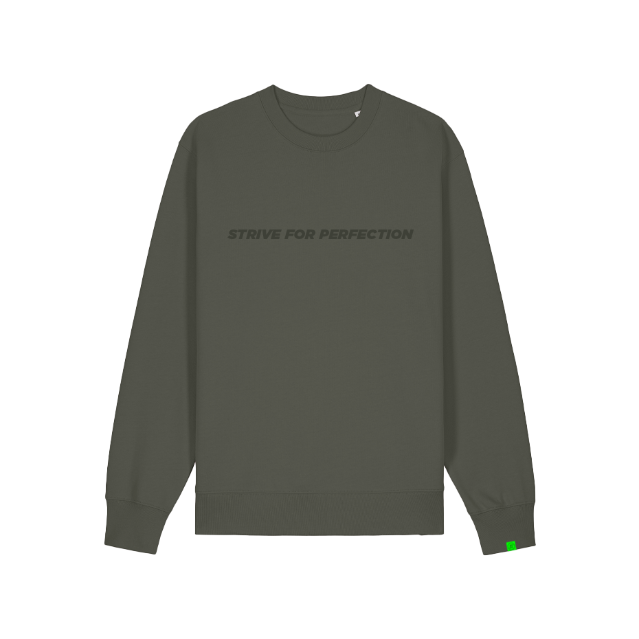 R.EV STRIVE FOR PERFECTION CREWNECK KHAKI