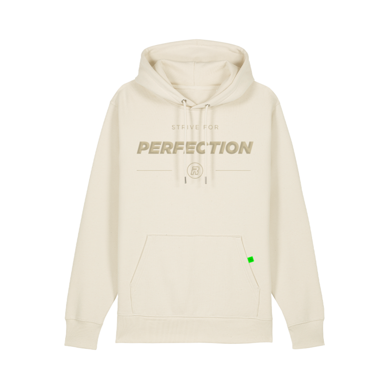 R.EV "SFP" EMBROIDERED HOODIE NATURAL RAW