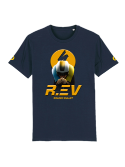 R.EV GOLDEN BULLET T-SHIRT BLUE