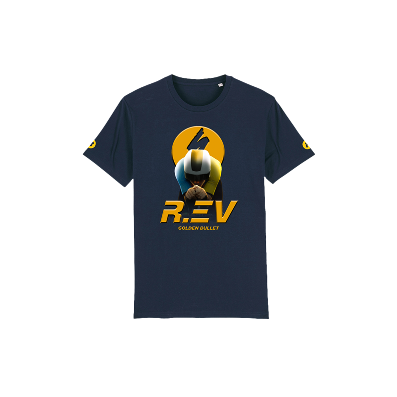 R.EV GOLDEN BULLET T-SHIRT BLUE KIDS