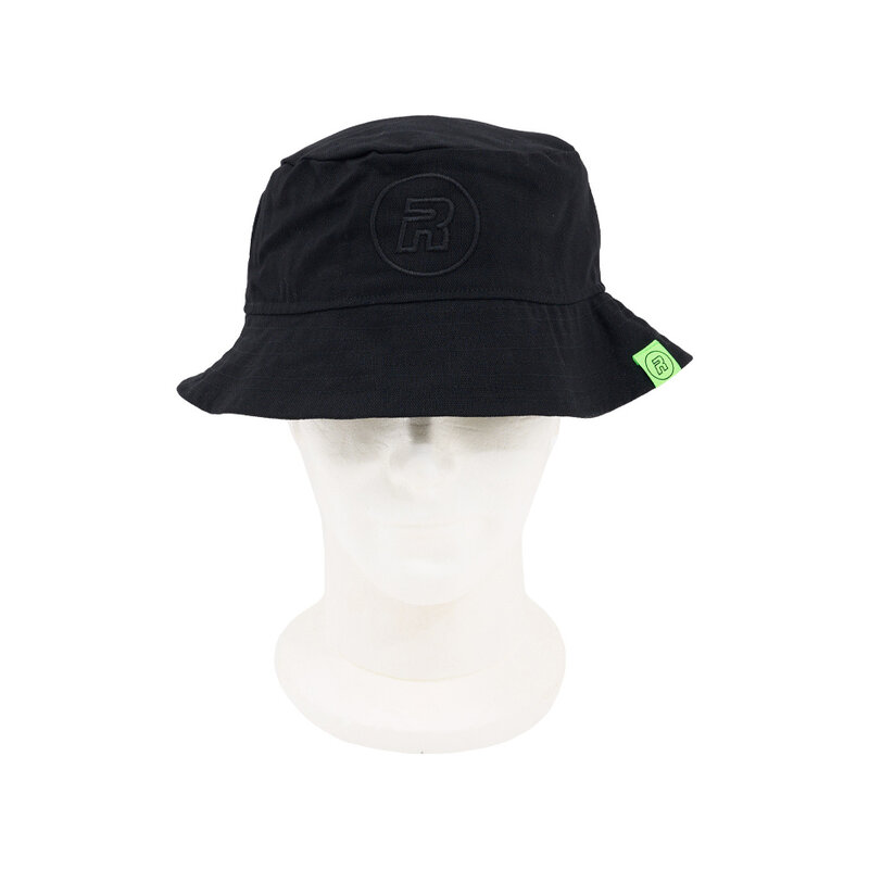 R.EV R-LOGO BUCKET HAT BLACK