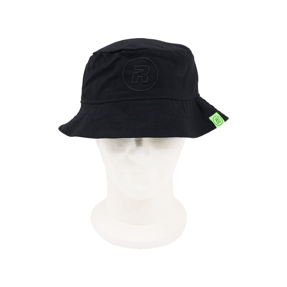 R.EV R-LOGO BUCKET HAT NOIR