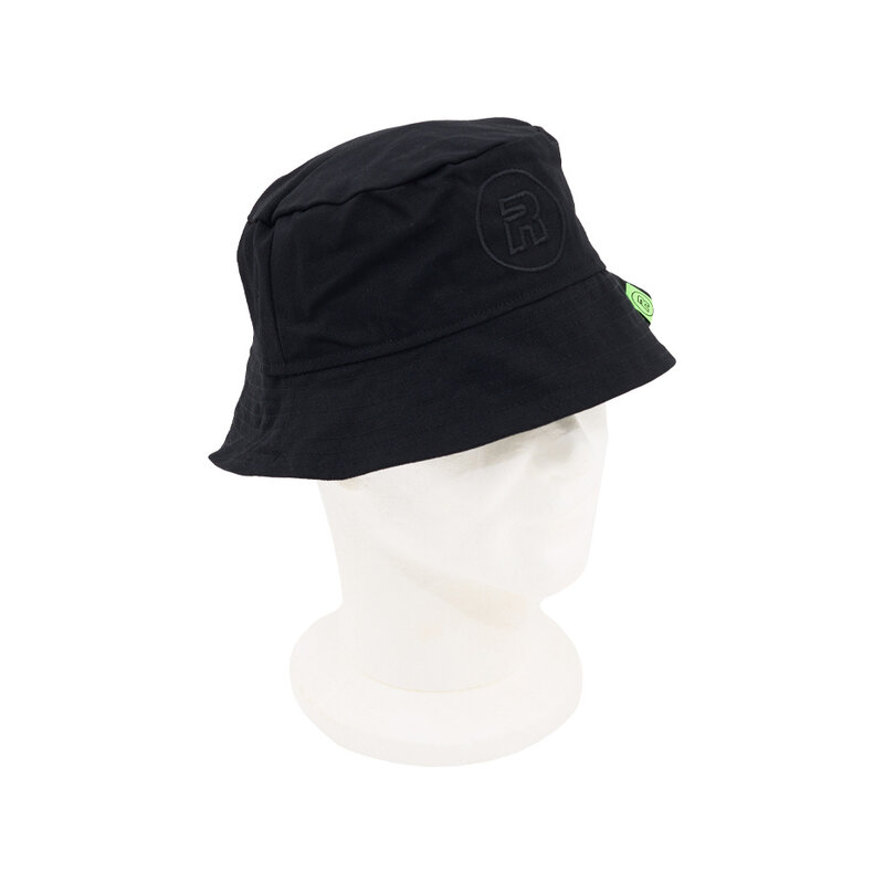 R.EV R-LOGO BUCKET HAT NOIR