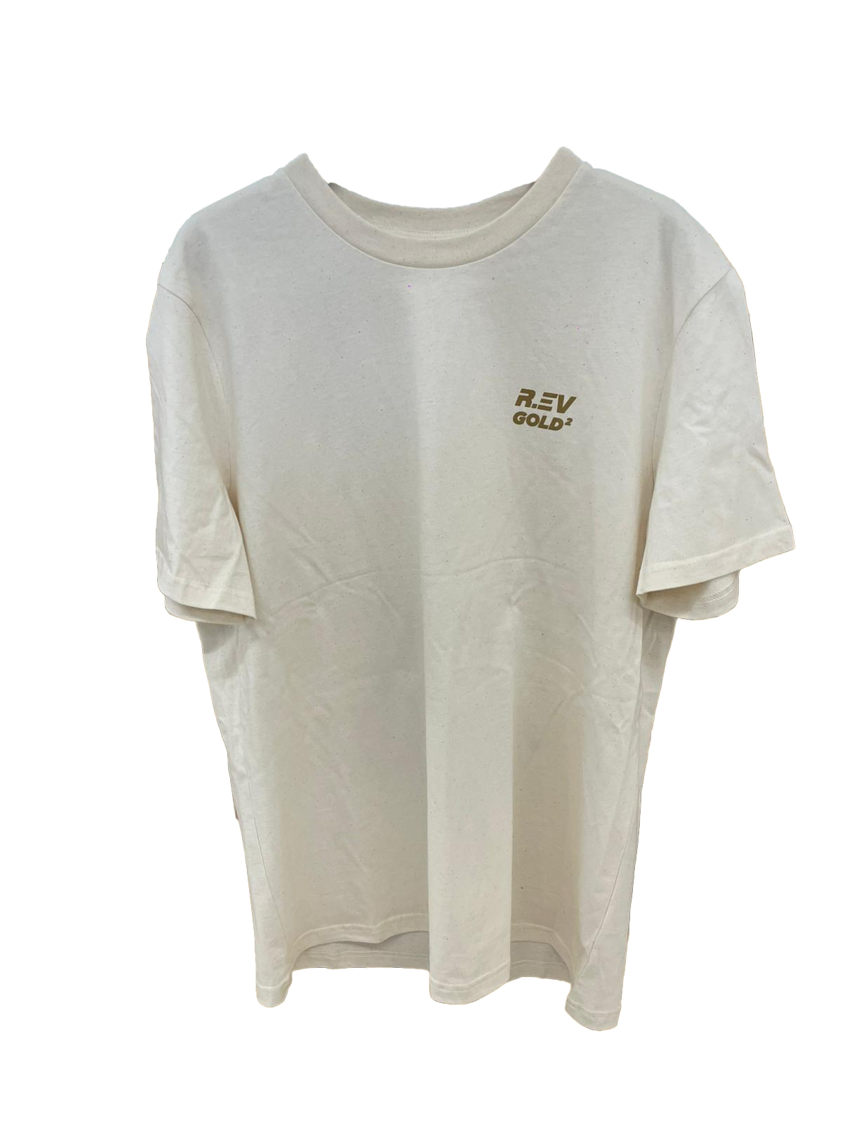 R.EV DOUBLE OR 2024 T-SHIRT NATURAL RAW