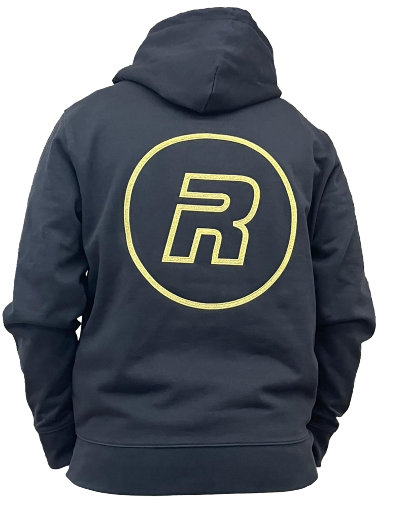 R.EV DOUBLE OR 2024 ZIPPED HOODIE BLACK