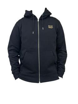 R.EV DOUBLE OR 2024 ZIPPED HOODIE BLACK