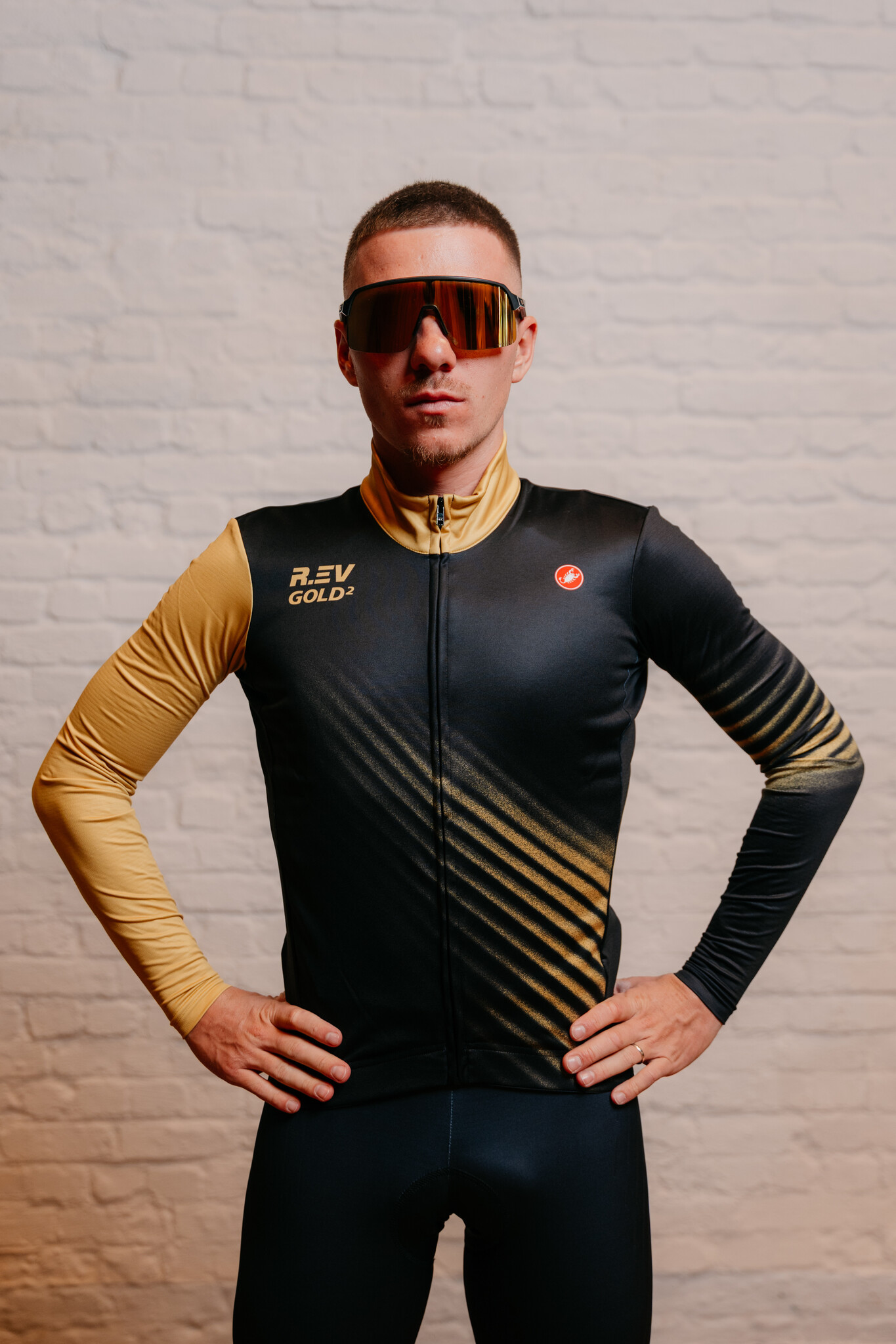R.EV Wielershirt met lange mouwen REV GOLD 2 - Castelli