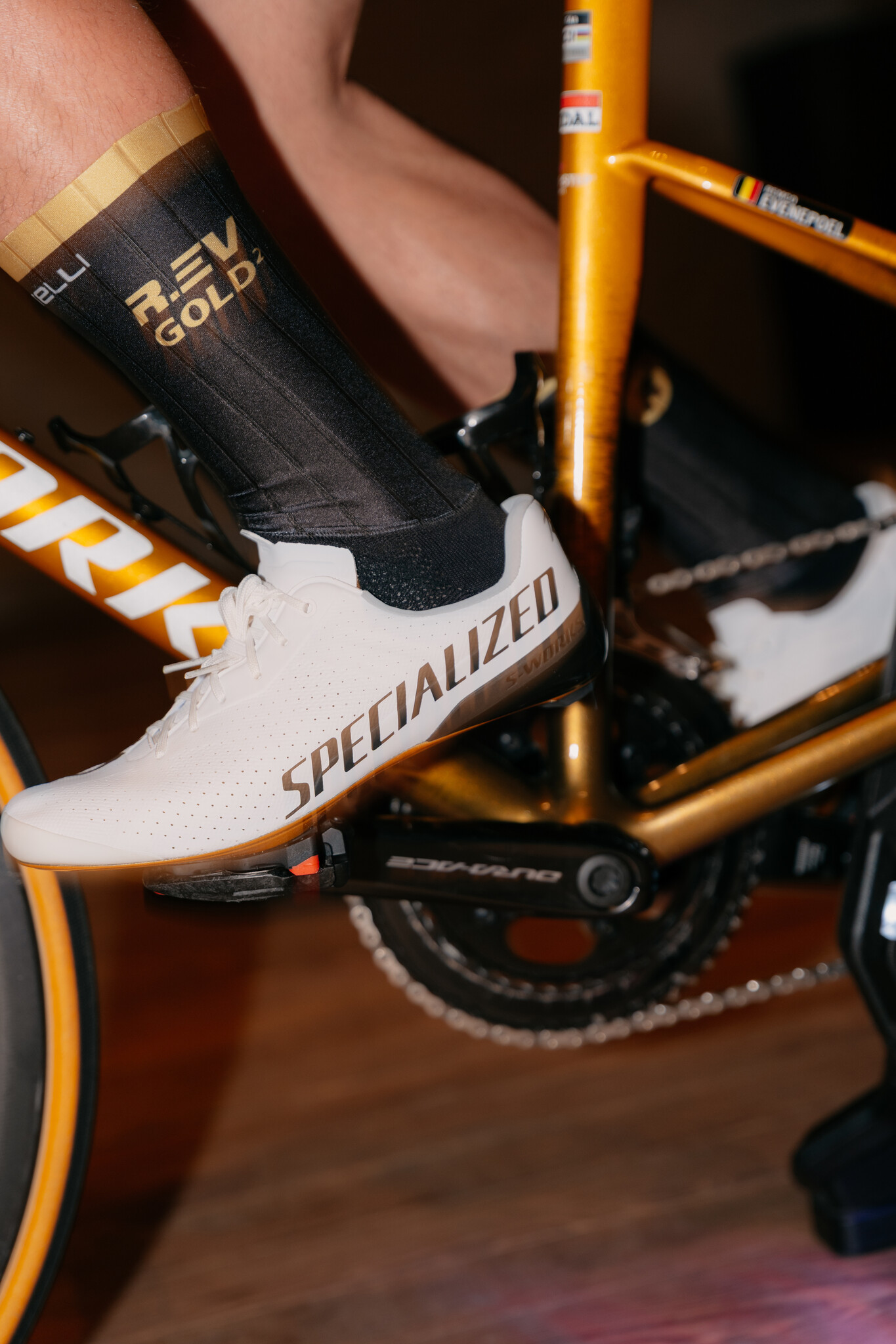 R.EV Cycling sock REV GOLD 2 x Castelli