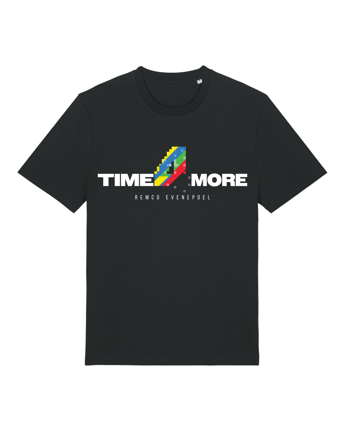 R.EV TIME 4 MORE BLACK TEE - FRONT PRINT