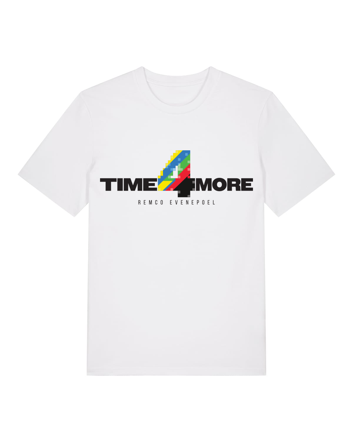 R.EV TIME 4 MORE WHITE TEE - FRONT PRINT