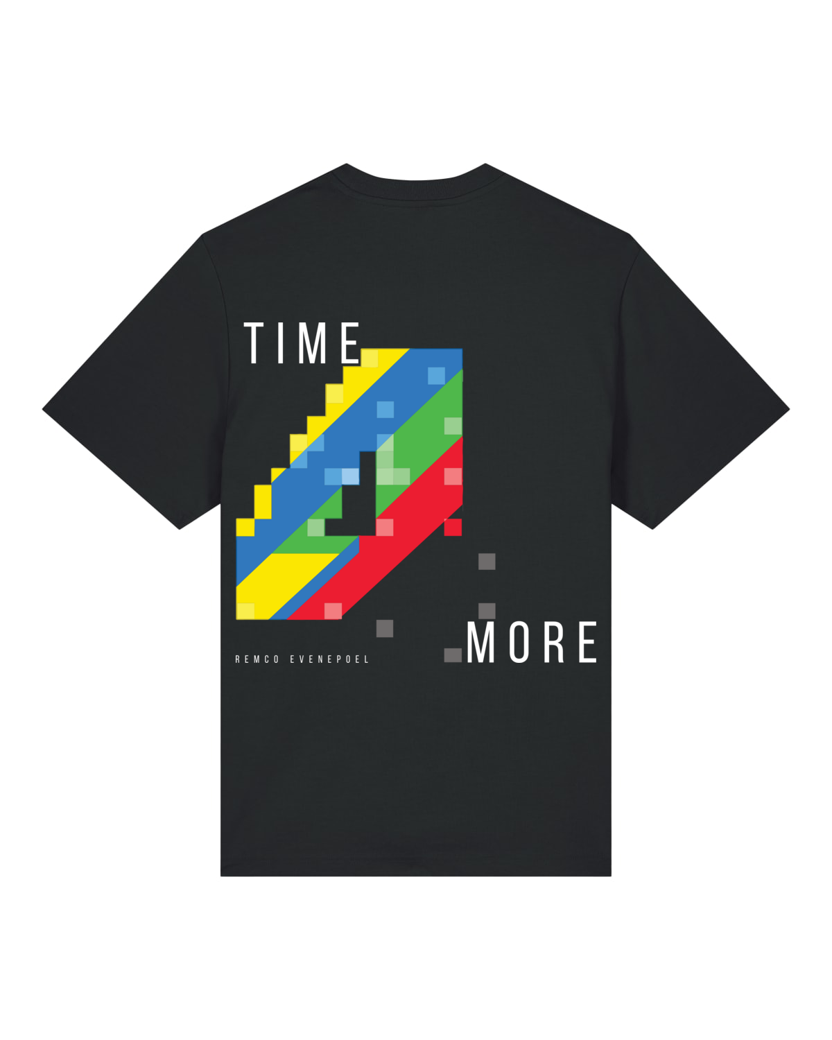 R.EV TIME 4 MORE BLACK TEE - BACK PRINT