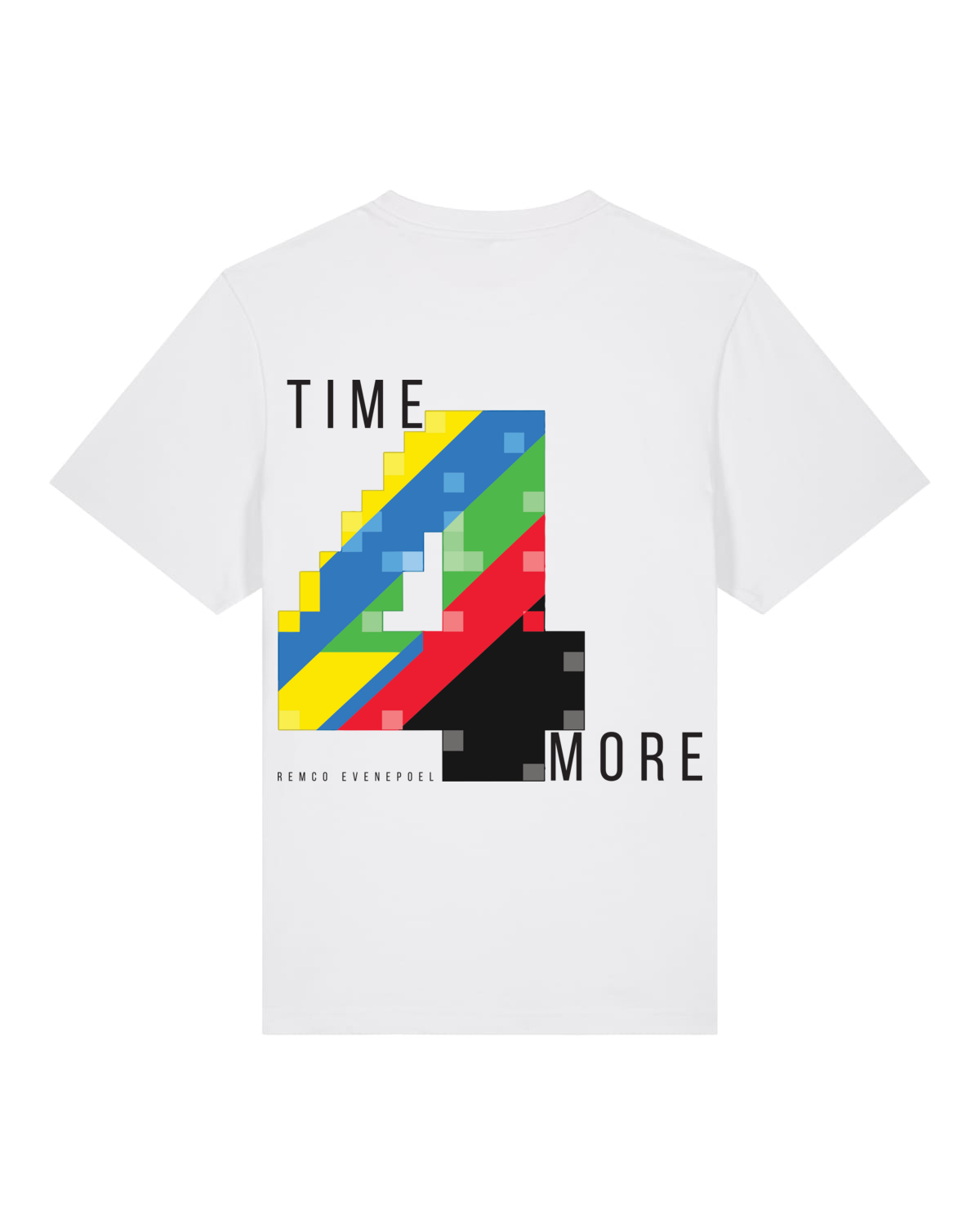R.EV TIME 4 MORE WHITE TEE - BACK PRINT