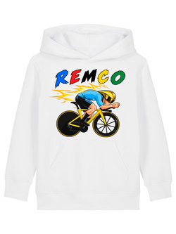 R.EV TIME 4 MORE KIDS WHITE HOODIE