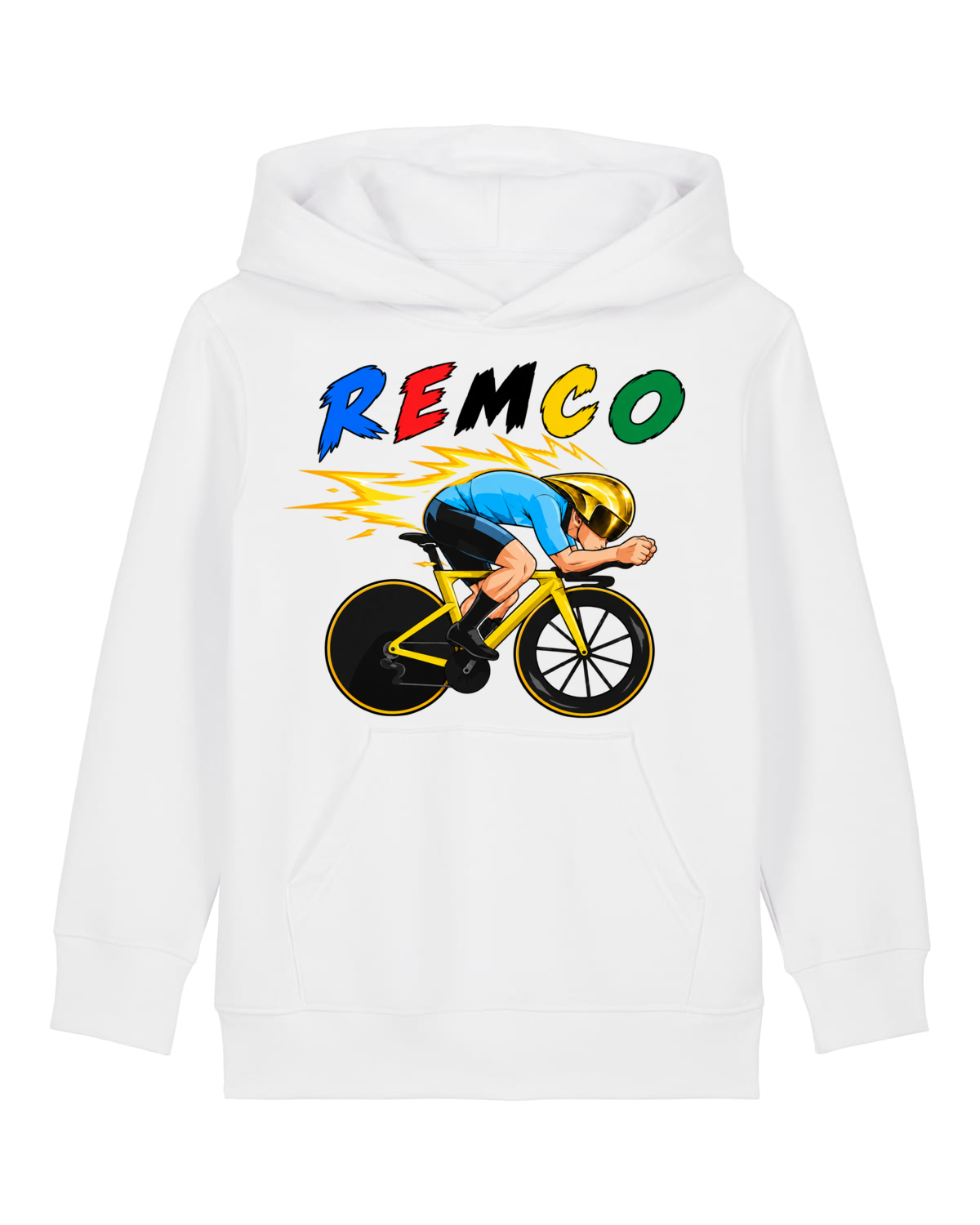 R.EV TIME 4 MORE KIDS WHITE HOODIE