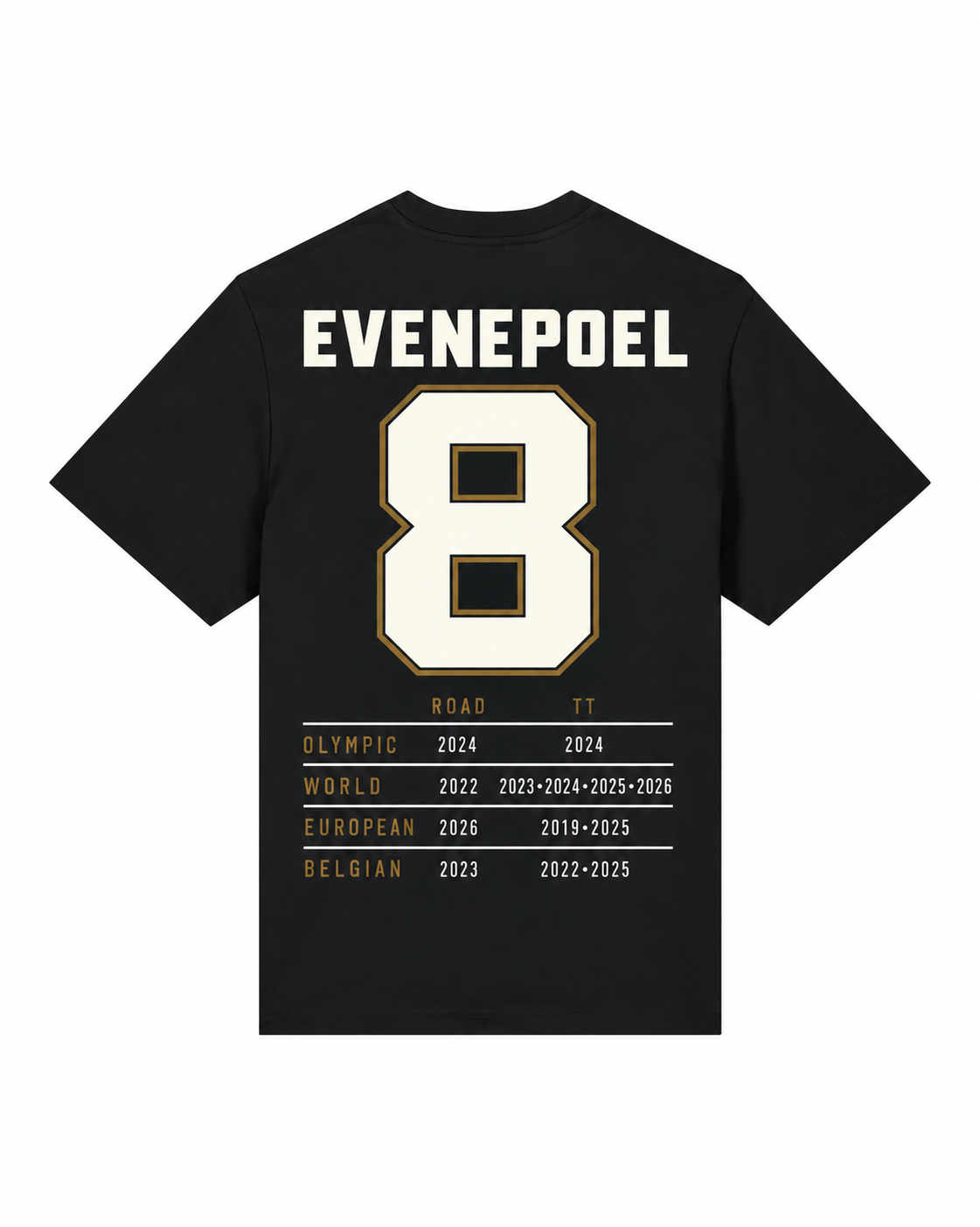 R.EV CHAMPIONS COLLECTION BLACK TEE