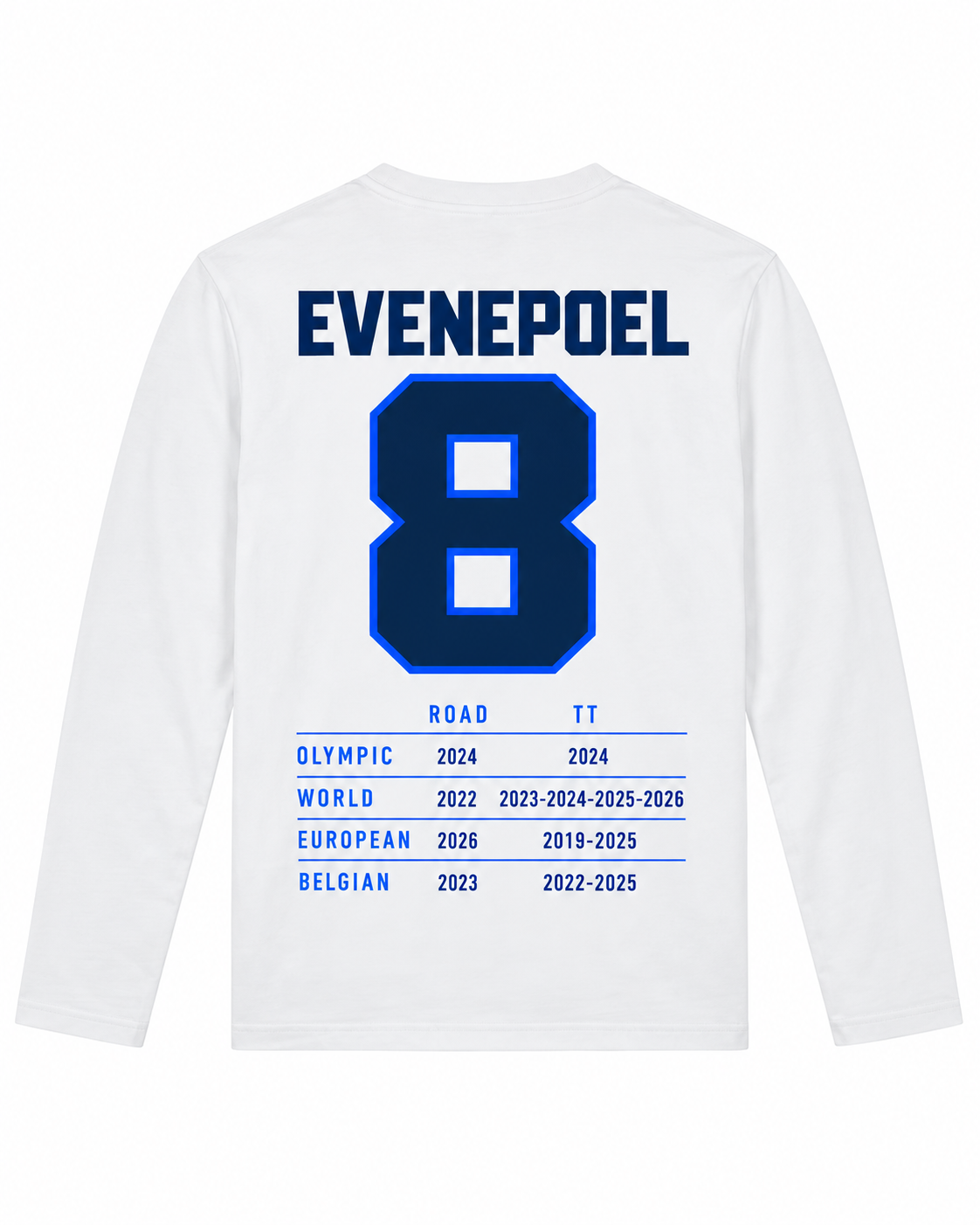 R.EV CHAMPIONS COLLECTION WHITE LONG SLEEVE