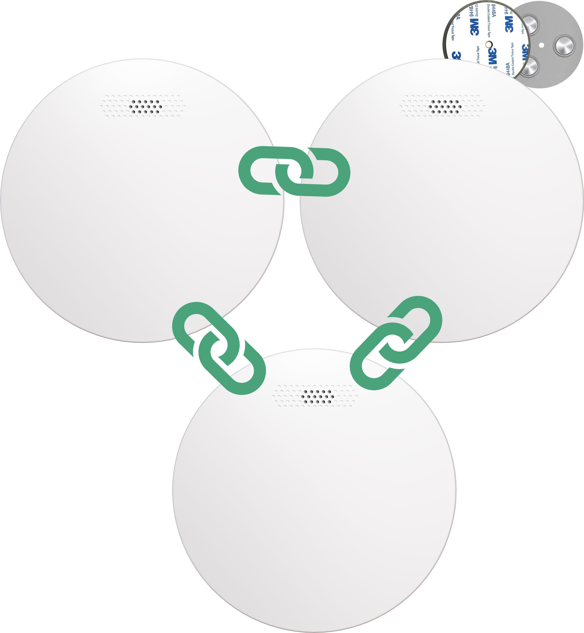 EDO Plafondlamp MALGA - Spotlight Plafondbalk in Wit 3-lichts - Plafondlampen Spots met GU10-aansluiting, Industrieel Plafond Binnenspots voor Keuken Woonkamer Slaapkamer Eetkamer, Zonder Lampen