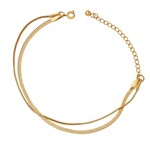 Carriez Gouden Duo armband