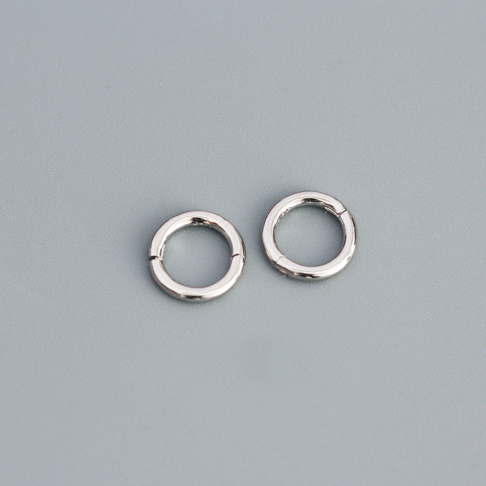 Carriez 925 zilveren piercing ringetjes 6 mm