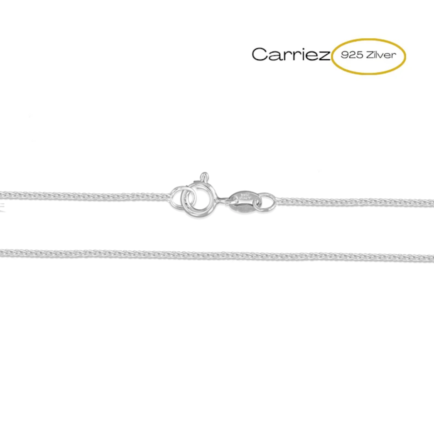 Carriez Zilveren spiga ketting 50 cm - 925 zilver