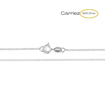 Carriez Zilveren box ketting 45 cm - 925 zilver