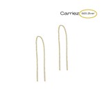 Carriez Gouden threaders - 925 zilver