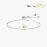 Carriez Daisy slider armbandje - 925 zilver