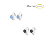 Carriez Mini  huggie oorringen - 925 zilver