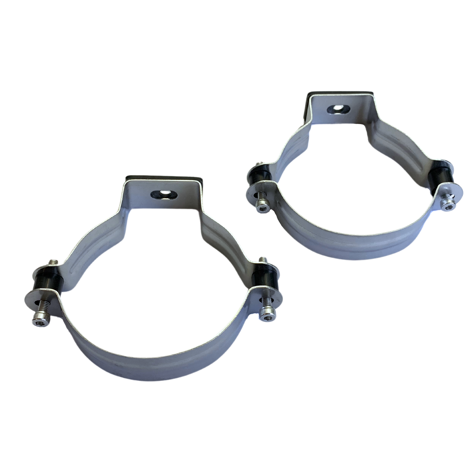 BUISKLEM 70MM. - RVS - ANTI-TRILLING - SET VAN 2 STUKS