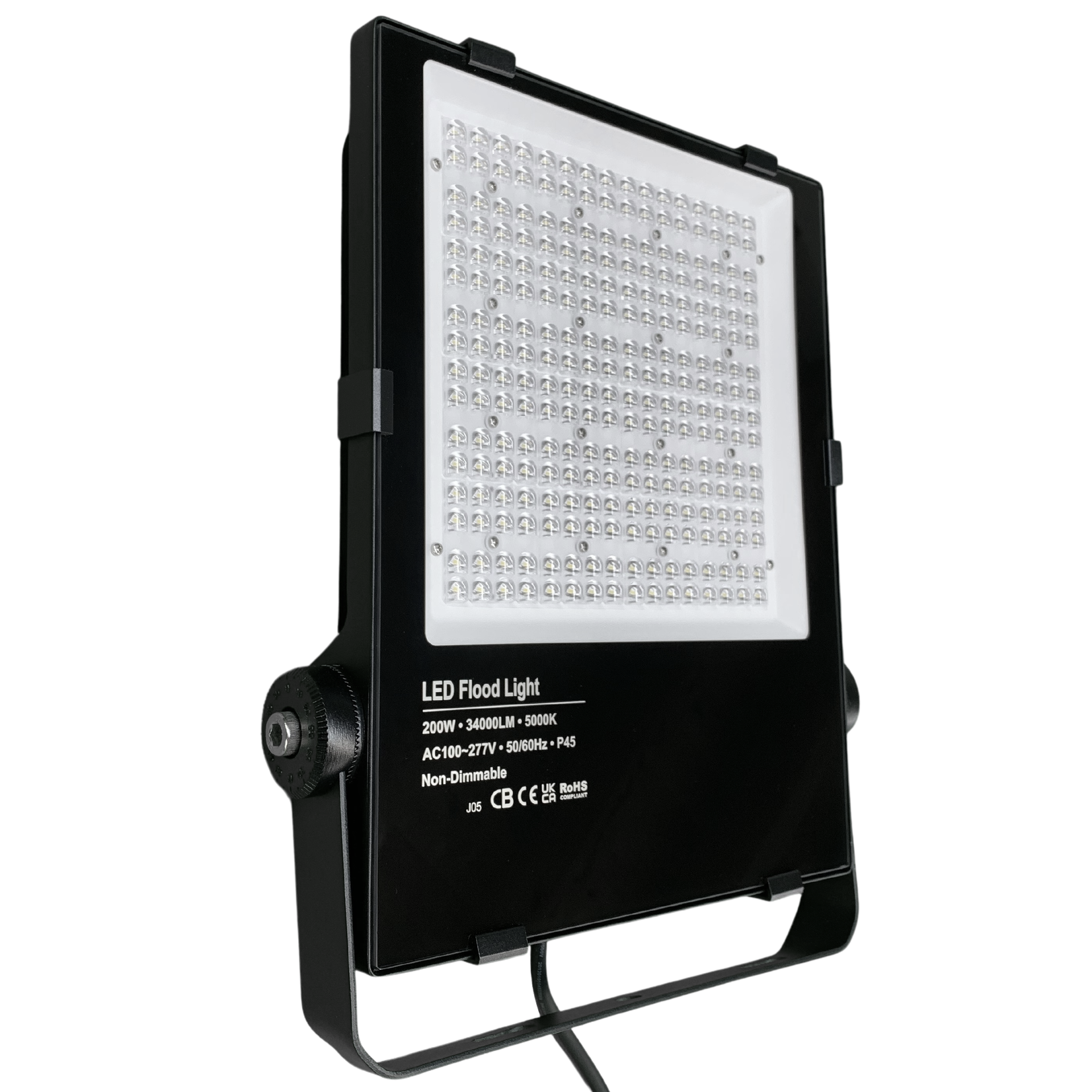 VALUE+ LED SCHIJNWERPER - 200 WATT - WERFVERLICHTING - ASYMMETRISCHE LICHTBUNDEL