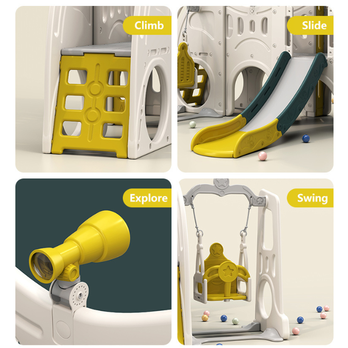 Union-Play Speelhuisje met glijbaan