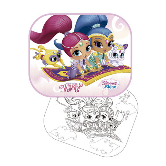 Disney Shimmer & Shine zonnenscherm auto