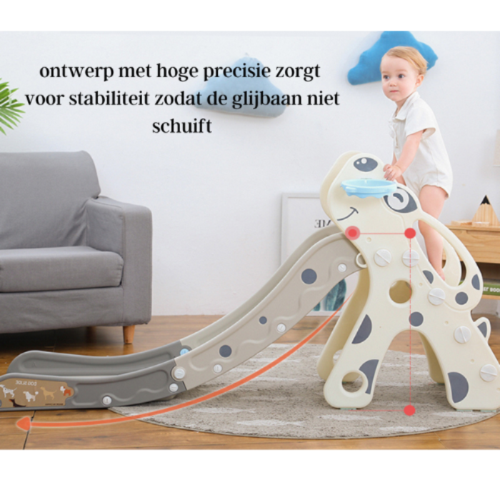 Union-Play Indoor slide dog - créme