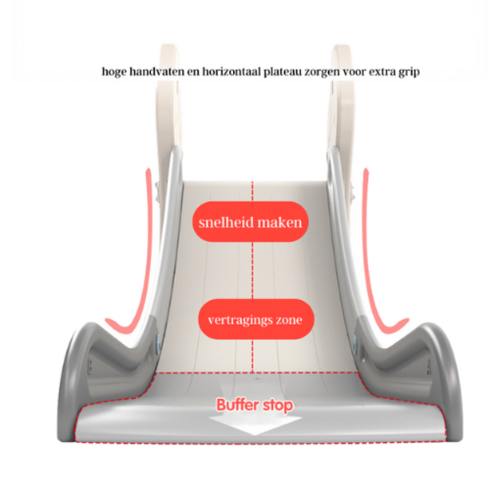 Union-Play Binnen glijbaan hond - créme