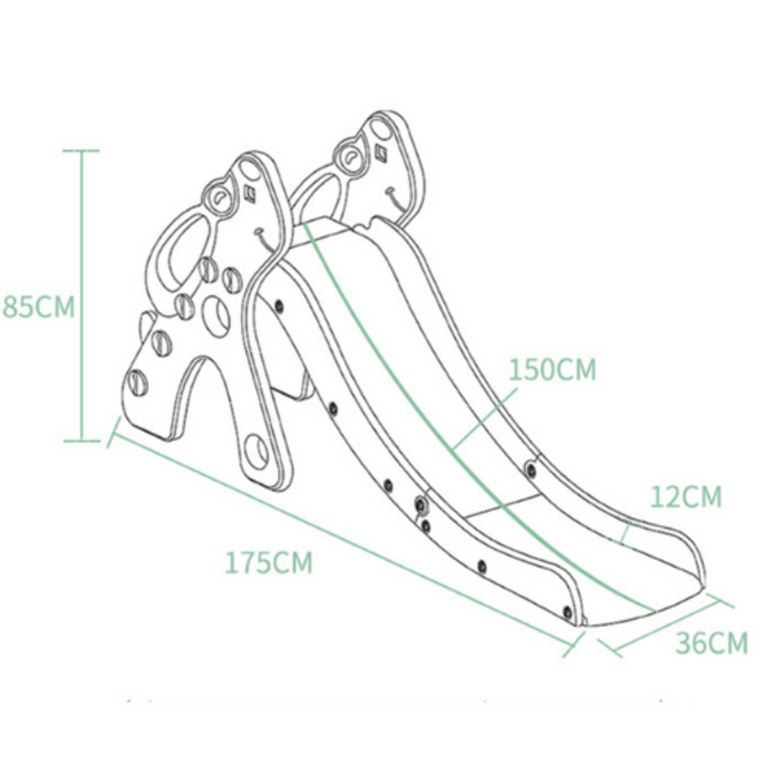 Union-Play Indoor Rutsche Hund - Créme
