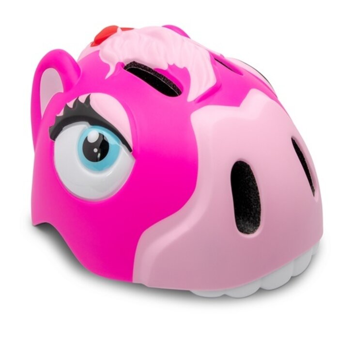 Crazy Safety Kinder helm roze paard