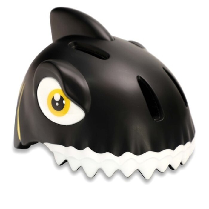 Crazy Safety Kinder helm - zwarte haai